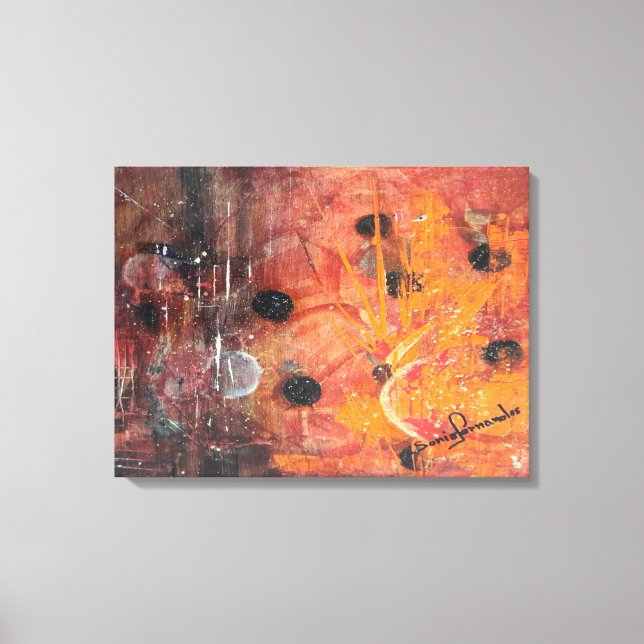 Volcano Canvas Print (Front)