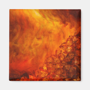 "Volcano" collection original Lyrical Abstraction Magnet