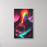 Volcano Eruption Didgital Art