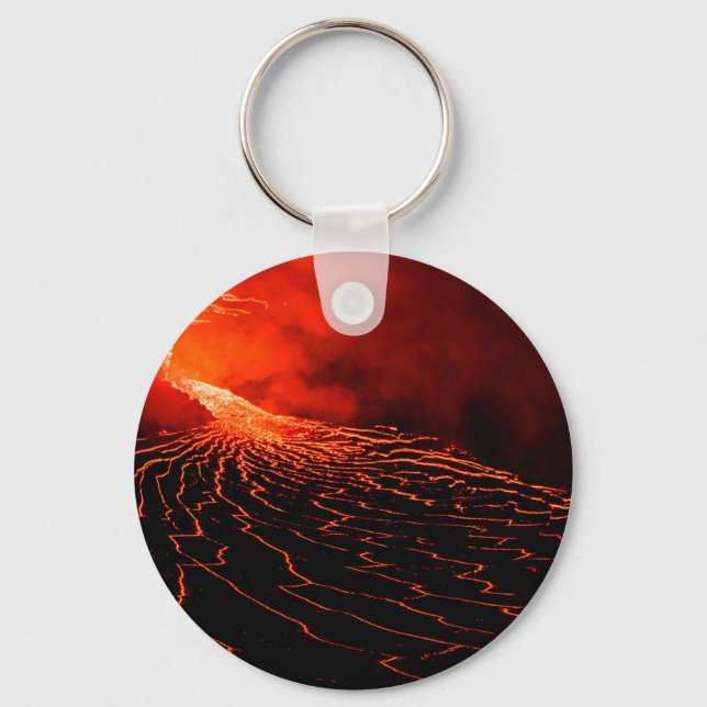 volcano eruption key ring (Front)