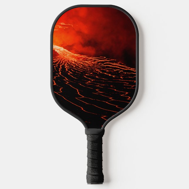 volcano eruption pickleball paddle (Front)