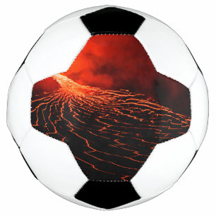 volcano eruption soccer ball