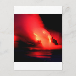 Volcano Fire And Ice Kona Hawaii Postcard