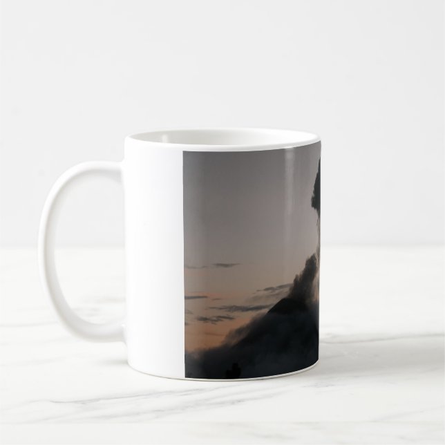Volcano Fügo in Guatemala Coffee Mug (Left)