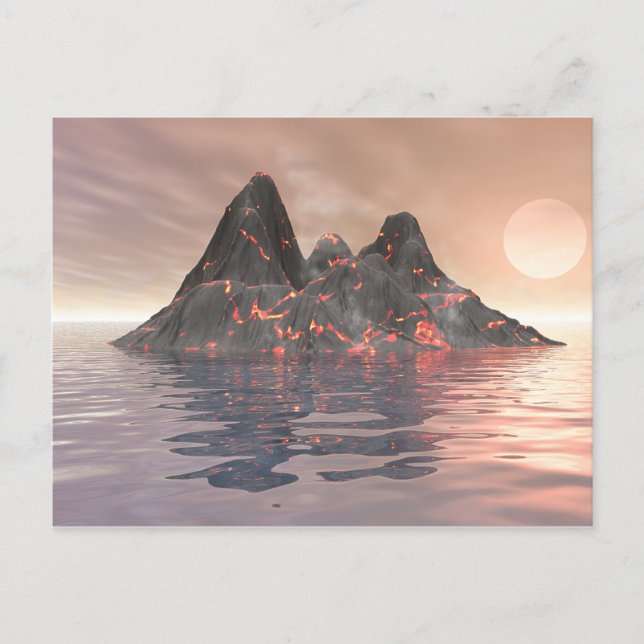 Volcano Island Postcard (Front)
