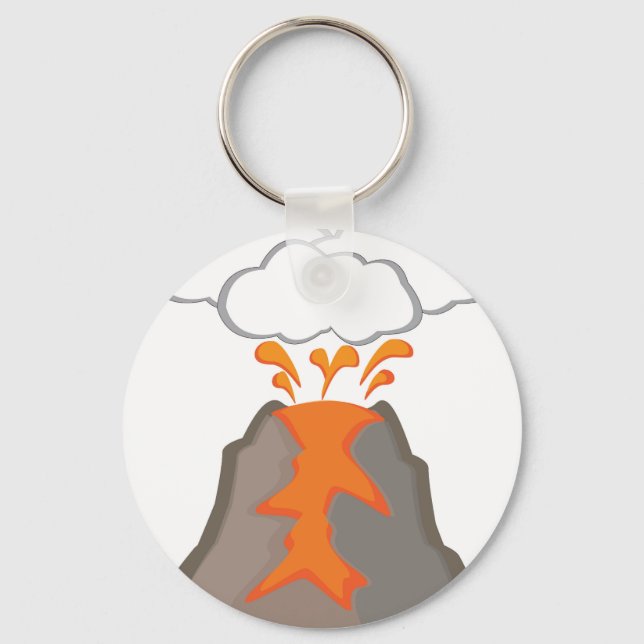 Volcano Key Ring (Front)