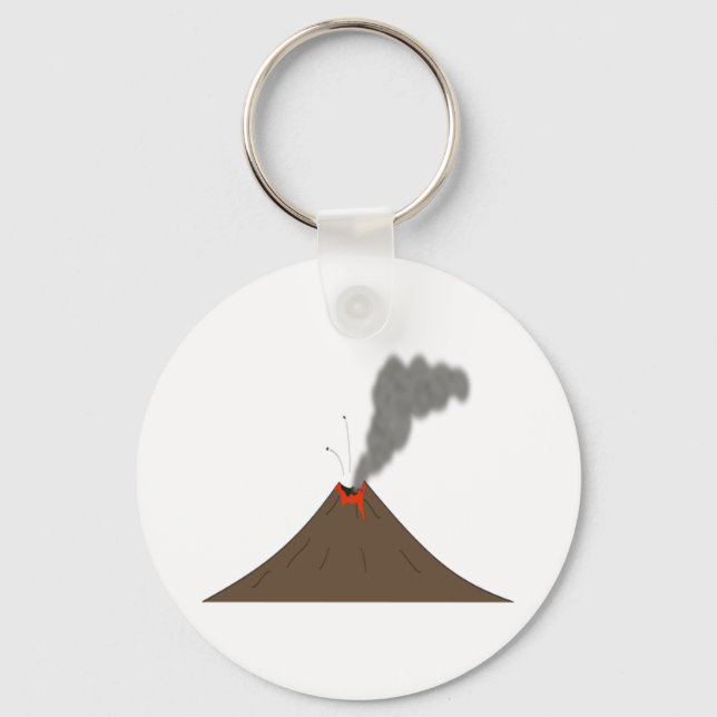 Volcano Mountain Key Ring (Front)