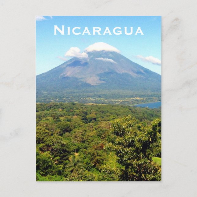 volcano nicaragua postcard (Front)