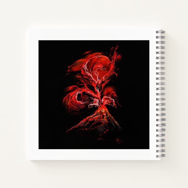 Volcano Notebook (Back)