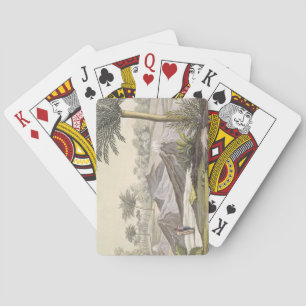 Volcano of Ario di Turbaco near Cartagena, Colombi Playing Cards
