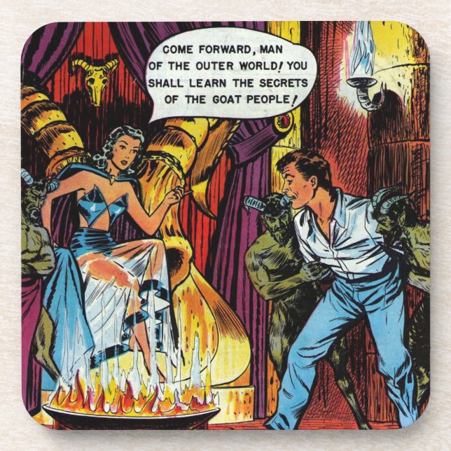 Volcano of Vengeance - Comic Coaster (Front)