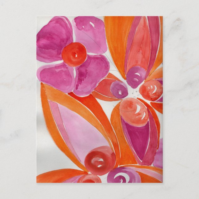 VOLCANO PETALS POSTCARD (Front)