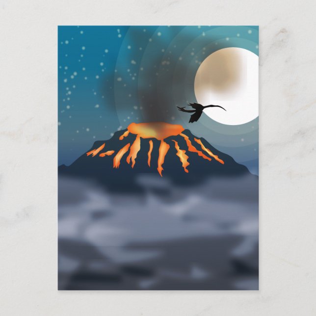 Volcano Postcard (Front)