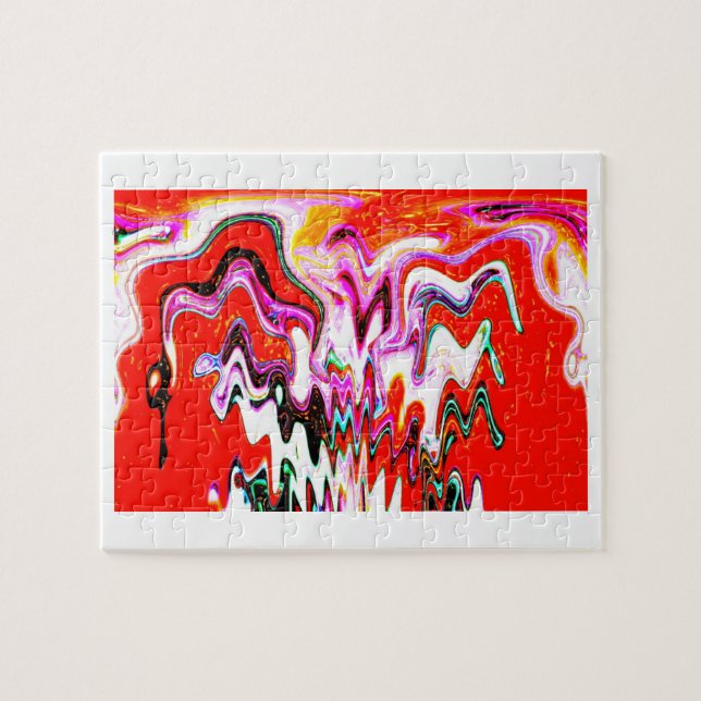 Volcano spirit art jigsaw puzzle (Horizontal)