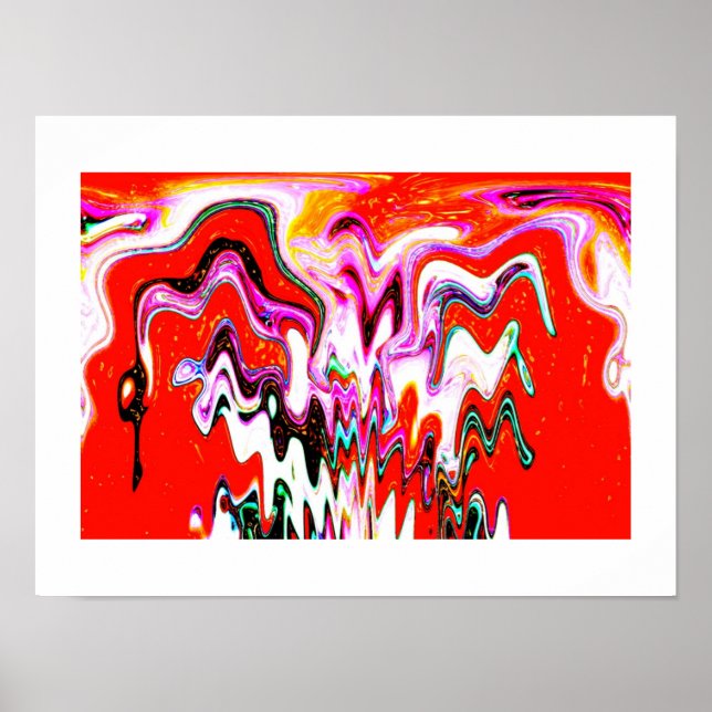 Volcano spirit art poster (Front)