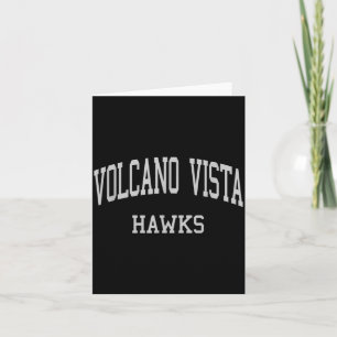 Volcano Vista High School Hs Albuquerque Nm Retro  Card