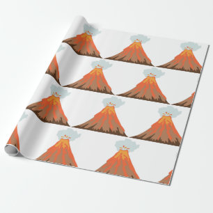 Volcano Wrapping Paper