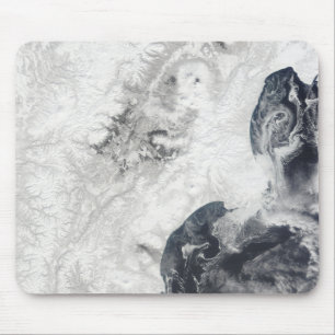 Volcanoes in central Kamchatka Peninsula Mouse Pad
