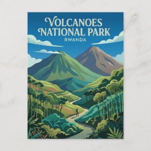 Volcanoes National Park Rwanda Postcard