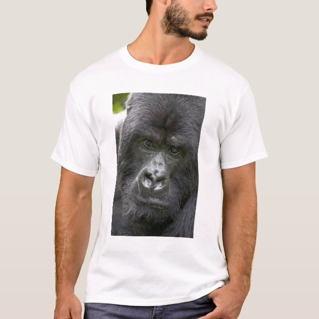 Volcanoes NP, Rwanda, Mountain Gorillas, T-Shirt (Front)