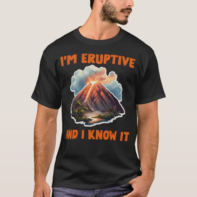 Volcanologist Volcanology Geologist Geology T-Shirt (Front)