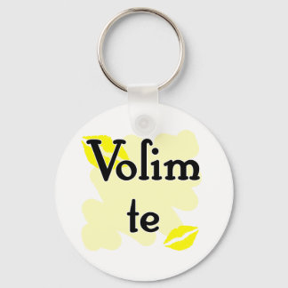 Volim te  - Croatian - I Love You Key Ring