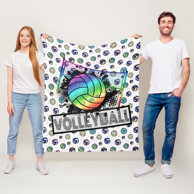 Volley Ball  Fleece Blanket (In Situ)