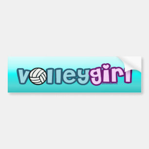 Volley Girl Bumper Sticker