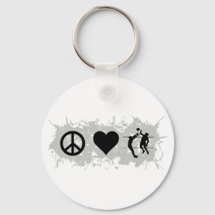 Volleyball 2 key ring