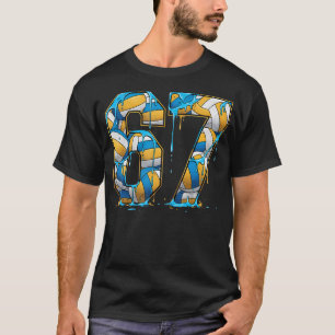 Volleyball 67 Six Seven Sport Funny Gen Alpha Z Me T-Shirt