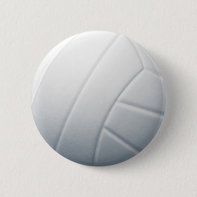 volleyball 6 cm round badge (Front)