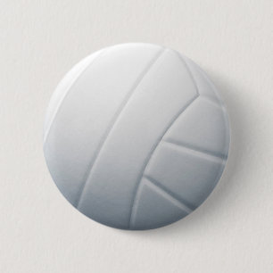 volleyball 6 cm round badge