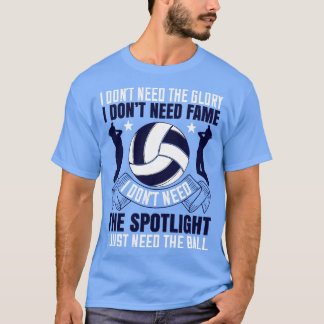 Volleyball A Good Setter Like A Waiter T-Shirt