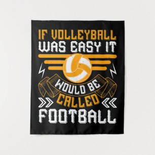 Volleyball - A Good Setter Like A Waiter Tapestry