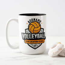 Volleyball ADD TEXT School Varsity Team Player