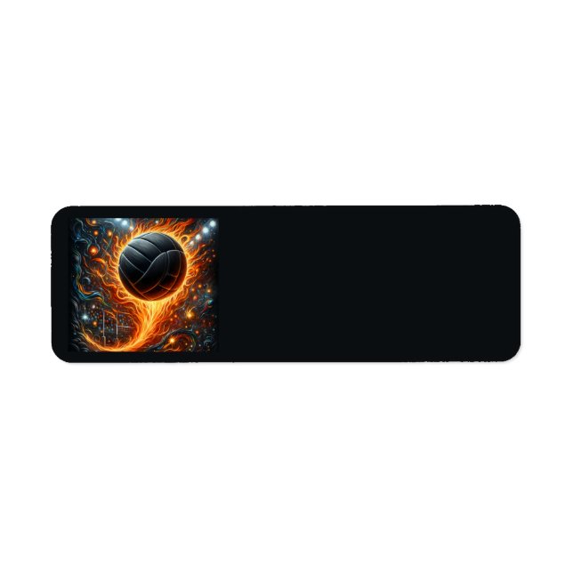 Volleyball Address Labels (Front)