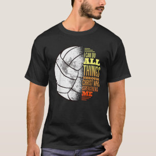 Volleyball And Jesus T-Shirt