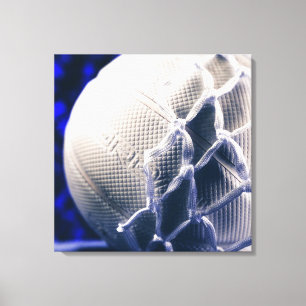 Volleyball and Net Team Coach Canvas Print