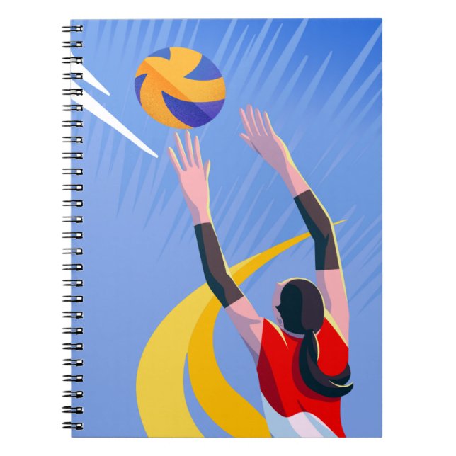 Volleyball Athlete Notebook (Front)