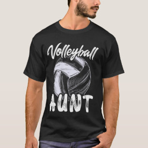 Volleyball Aunt For Women Family Matching Player T T-Shirt