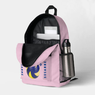Volleyball backpacks Girly blue Rose Pink sporty 