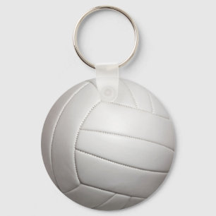 Volleyball Basic Button Keychain
