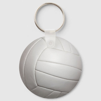 Volleyball Basic Button Keychain