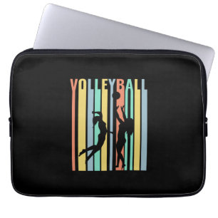 Volleyball  Beachvolleyball Retro Laptop Sleeve