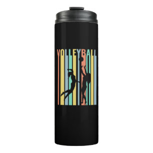 Volleyball Beachvolleyball Retro Thermal Tumbler