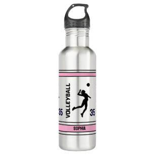 Volleyball Birthday Gift, Volleyball Girl Player 710 Ml Water Bottle