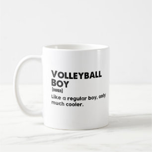 Volleyball Boy Funny Definition Coffee Mug