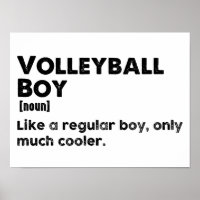 Volleyball Boy Funny Definition