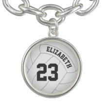 volleyball bracelet w player's name/jersey number
