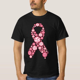 volleyball breast cancer shadow T-Shirt